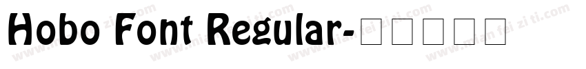Hobo Font Regular字体转换